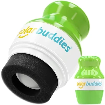 Imagen de Solar Buddies Aplicador de Protector Verde Completo Recargable Esponja para Solar, Crema y Loción Niños, Adultos Familias Contiene 100ml
