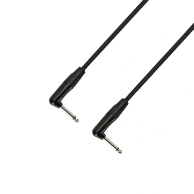 Imagen de Adam Hall Cables 4 STAR IRR 0090 Cable de Instrumento REAN Jack 6,3 mm mono acodado a 0,9 m