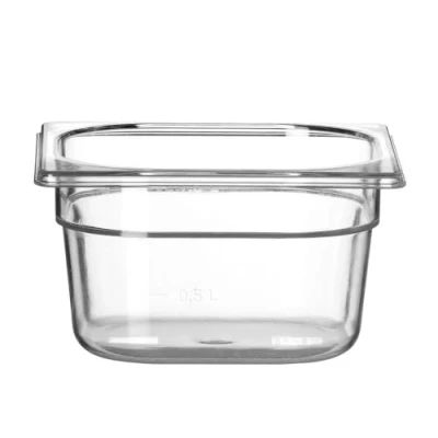 Imagen de HENDI Recipiente Gastronorm 1/6 PC Transparente 1.6 L 176x162x(H) 100 mm