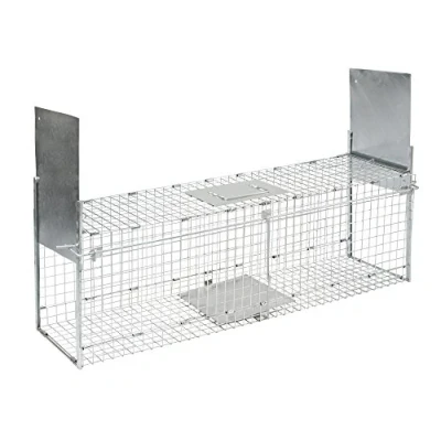 Imagen de Kerbl Trampa Plegable para Animales con 2 entradas 100 x 28 cm, 299676