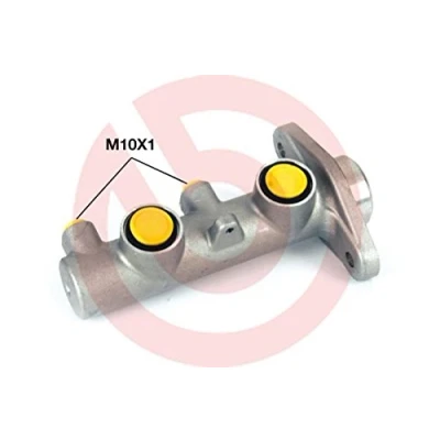 Imagen de BREMBO M 28 018 Cilindro Maestro de Freno 20,64 Aluminio 10 x 1 (2)