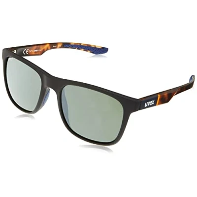 Imagen de uvex LGL 42, gafas de sol unisex, espejo, filtro cat. 3, blue matt havanna/ltm. silver, one size