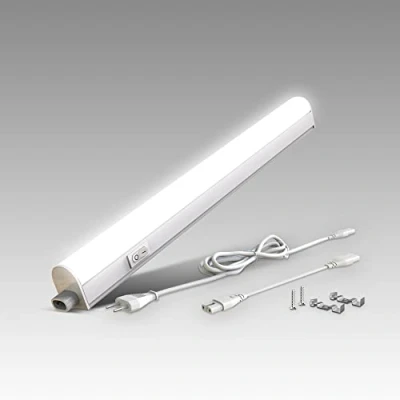 Imagen de B.K.Licht Regleta LED bajo armarios y cabinetes, de luz blanca neutra, iluminación mueble con interruptor luz, 4W, 4000K, 400lm, color blanco