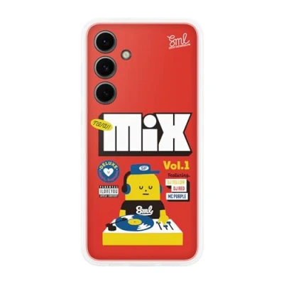 Imagen de Samsung Flipsuit TPU Back Cover Rojo Galaxy S24 FE