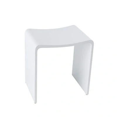 Imagen de Diseño Taburete de baño mineral fundido/piedra artificial