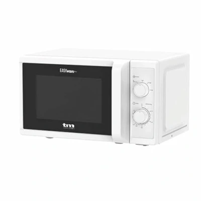 Imagen de TM Electron TMPMW002WHT EASYWAVE Microondas con capacidad de 20 litros, 700W, 5 niveles potencia, función descongelar y temporizador 35 min, color blanco