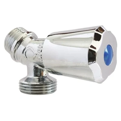 Imagen de SOMATHERM FOR YOU grifo de arandela válvula inclinado cromo estándar M15 / M20 21/27