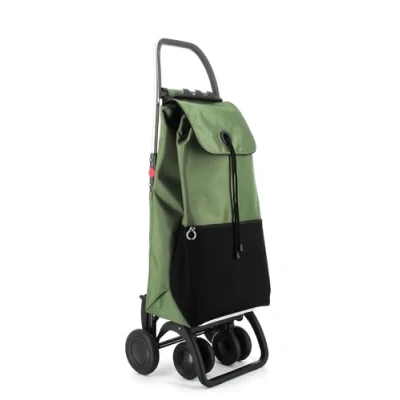 Imagen de Carro Rolser I MAX Urban MF 4 Ruedas 2 Giratorias Plegable Kaki