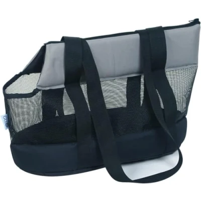Imagen de SANGOGO，Mochila para Perros pequeños, Transpirable Portátil de Verano Mascotas, Mochila Hombro (Color: Negro, Size: L)