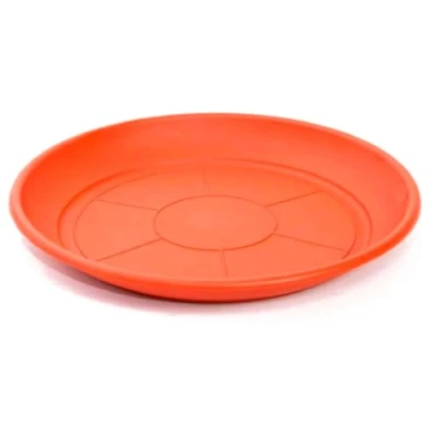 Imagen de AC Plato para Maceta Mediterranea Fabricado en Polipropileno Ideal el Hogar, Plantas, Jardín, Decoración. Cuidado de Plantas Forma Redonda Ø 48,4 cm Color Marrón