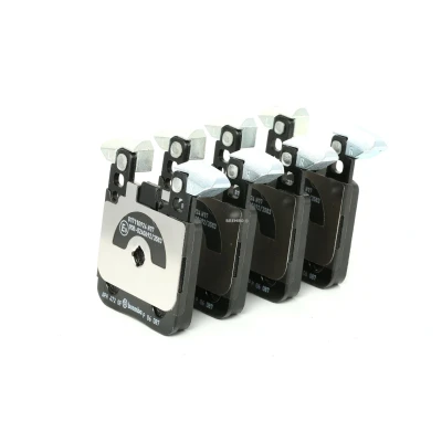 Imagen de BREMBO P 06 087 Juego de pastillas freno preparado para indicador desgaste Chapa antichirridos con pesos equilibrio, sin accesorios BMW: 2 Coupé
