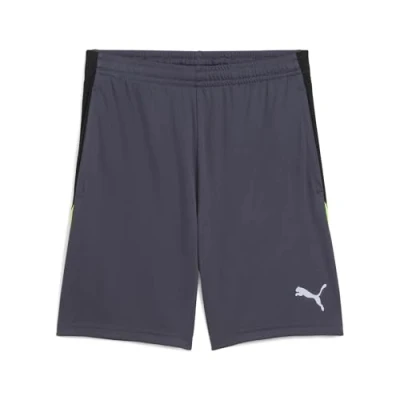 Imagen de Puma Individualliga Training Shorts Pantalón corto de deporte, Hombre, Talla: XL, Galactic gray/yellow alert