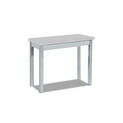 Imagen de ASTIMESA Mesa de Cocina Tipo Libro sin cajón y Tapa Madera Laminada, Gris, 80 x 40 cm a