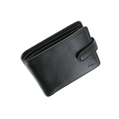 Imagen de VISCONTI Colección Tuscany Riccardo Cartera de Cuero con Protección RFID TSC47 Negro
