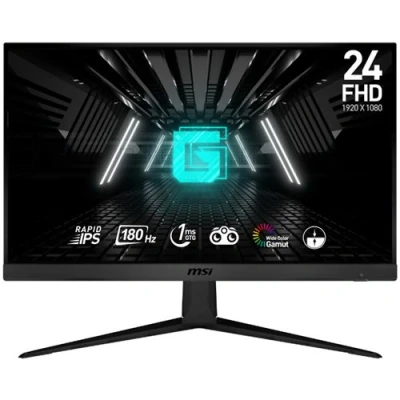 Imagen de Monitor gaming MSI G2412F, 24&quot;, FHD, 1 ms, 180 Hz, Panel rápido IPS, Negro