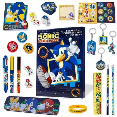 Imagen de Calendario de Adviento Sonic 2024 para Niños Regalo Niños, Cuenta Regresiva Navidad