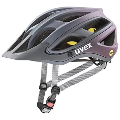 Imagen de uvex unbound MIPS, casco MTB seguro unisex, sistema ajuste de talla individualizado, anthracite plum, 54 58 cm