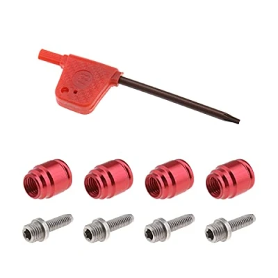 Imagen de ECSiNG 4 Juegos de Kit Ajuste Aceite Inserción Conexión Oliva para Bicicleta Avid Sram Disco Hidráulico StealthamaJig Manguera Freno Stealth A MAJIG Instalación Rápida
