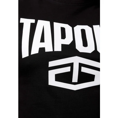 Imagen de Tapout Normale Passform Active Basic TEE Camiseta estampada, Hombre, Talla: 3XL, Black white