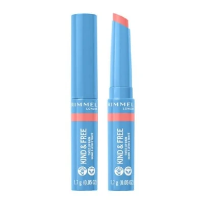 Imagen de Rimmel, Kind &amp; Free, Bálsamo labial con color, 004 Hibiscus Blaze, 4g