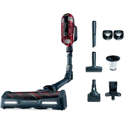 Imagen de Rowenta Xforce Flex 11.60 Animal Care Aspiradora Escoba sin Cable de 300W, para suelos, sofás y pared, filtra hasta 99,9% partículas, depósito 0,9L, Incluye Accesorios pelos mascotas, RH9878