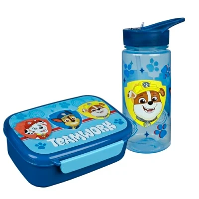 Imagen de Scooli PPCT9864 Set Snack Box&amp;Drinking Bottle, Color Azul Claro, Paw Patrol (Undercover GmbH PPCT9864)