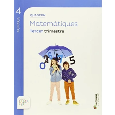 Imagen de QUADERN MATEMATIQUES 4 PRIMARIA 3 TRIM SABER FER 9788468092614 (SABER HACER)