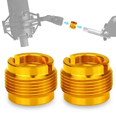 Imagen de YOUSHARES 3/8&quot; Hembra a 5/8&quot; Pulgadas Macho Adaptador con Tornillo Roscado para Soporte Microfono(2 Piezas)