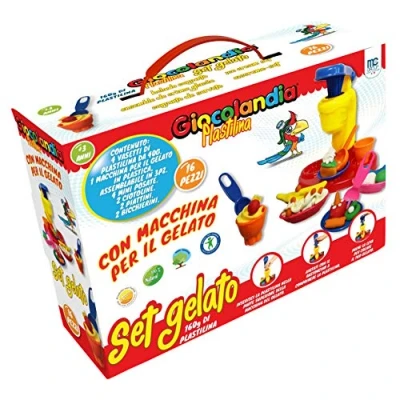 Imagen de MCM Gelato pcs Set de Helado plastilina 16 Unidades, Multicolor (MC SRL GL0011)