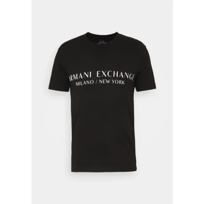 Imagen de Short Sleeve Milan New York Logo Crew Neck T Shirt, Camiseta,