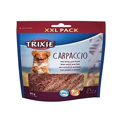 Imagen de TRIXIE Snack PREMIO Carpaccio, Pato y Pescado, 80 g, Perro