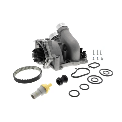 Imagen de VEMO V15 99 2114 1 Bomba de Agua + Kit Distribucion con juntas pinza/grapa, correa, brida, sensor, termostato