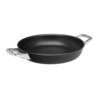 Imagen de WMF Steak Profi Sartén para carne (inducción, 24 cm, ideal saltear afiladas, material multicapa, control rápido de calor, apta horno)