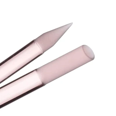Imagen de Bona Fide Beauty empujador de cutículas cristal 1 pieza rosa auténtico checo, cristal, removedor para uñas naturales