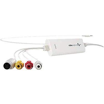 Imagen de Elgato Video Capture Capturadora USB 2.0, fácil de usar, convierte analógico a digital, incluye adaptador VHS TV DVD, para Mac, Windows y iPad