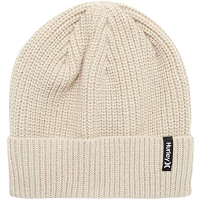 Imagen de Hurley M MAX Cuff 2.0 Beanie Gorro para Clima frío, Oatmeal, Talla única Hombre