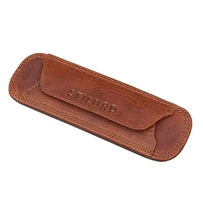 Imagen de STILORD Hombrera con Botones de presión Acolchado para la Correa del Bolso Piel auténtica época, Color:Kara Cognac