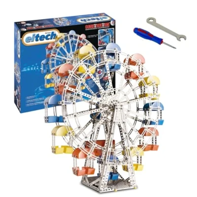 Imagen de Eitech C17 Wheel 00017 Juego de construcción Noria, Multicolor, Rueda la Fortuna (C17)
