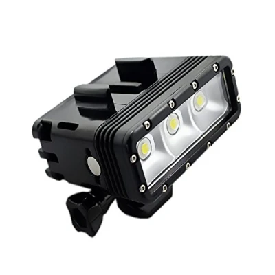 Imagen de Suptig luz LED de Alta Potencia, Regulable, Doble bater ía Recargable, Impermeable, de, Buceo, bajo el Agua, Noche para GoPro Hero 13/Hero 12/Hero 11/Hero 10/9/8/7/6/5/5S/4/4S/3+/3