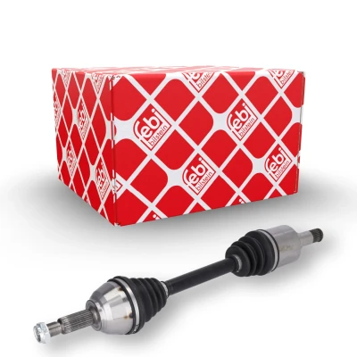 Imagen de FEBI BILSTEIN 182446 Árbol de transmisión Eje delantero, izquierda con tuerca FORD: Tourneo Connect, Transit Connect Mk1 Furgón