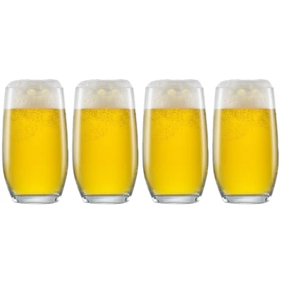 Imagen de Schott Zwiesel For you 121873 Juego de tazas cerveza (cristal, 4 piezas, 330 ml, 6,9 x 12 cm), diseño cristal