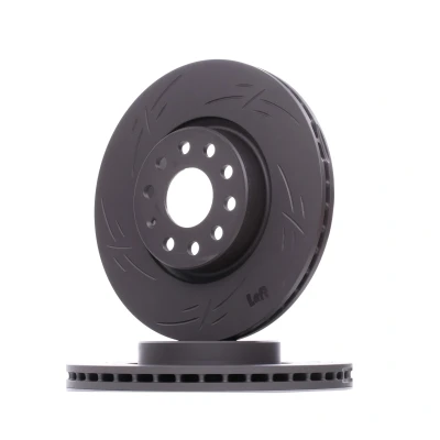 Imagen de ZIMMERMANN BLACK Z 100.3300.53 Disco de freno 312 25 10/5 5 112 ventilación interna, ranurado revestido altamente carbonizado VOLKSWAGEN: Scirocco III