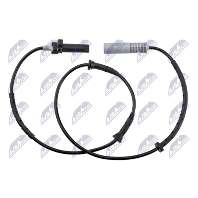Imagen de NTY HCA BM 040 Sensor de ABS Eje trasero izquierda, trasero, derecha con cable para vehículos activo 2polos redondo