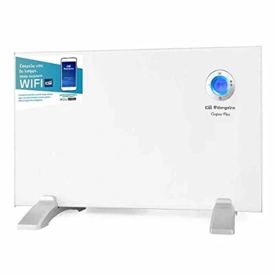 Imagen de Orbegozo REW 1000 Panel radiante digital Wi Fi, W, pantalla LCD, programable, conexión inalámbrica mediante APP, Color Blanco