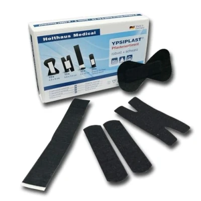 Imagen de Holthaus YPSIPLAST® Surtido de tiritas robustas + vendajes para dedos negros