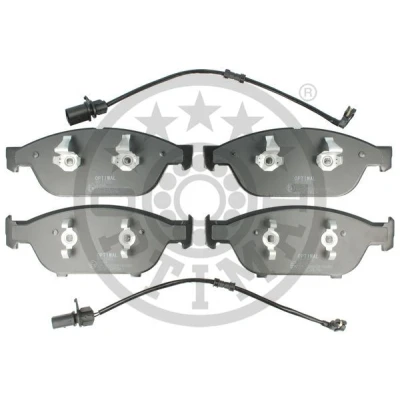 Imagen de OPTIMAL BP 12552 Juego de pastillas freno Eje delantero con contacto avisador desgaste AUDI: A6 C7 Avant, Berlina, A7 Sportback