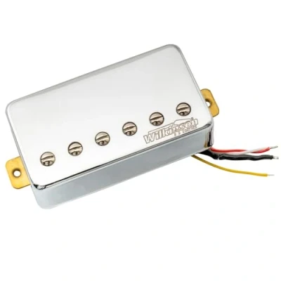 Imagen de Wilkinson WOCHB Cerámico PAF Pastilla Humbucker Puente Pickup para Guitarra Eléctrica tipo Les Paul SG, Cromado