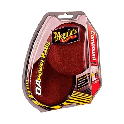 Imagen de Meguiar&#039;s Power Pad Compound 4&#039;&#039; para Pulidor de Doble acción, Conjunto 2 Piezas