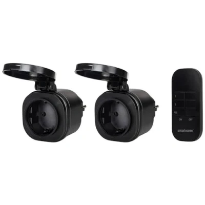 Imagen de Smartwares sETE de 2 mini tomas corriente controladas por radio SH4 99653 Zona