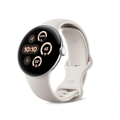 Imagen de Smartwatch Google Pixel Watch 3, AMOLED, 41 mm, S L, Aluminio 100% reciclado, Porcelana